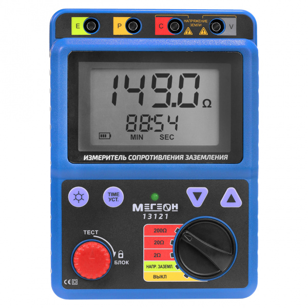 Измеритель сопротивления заземления МЕГЕОН 13121 купить по низкой цене | МАКСПРОФИТ Измеритель сопротивления заземления МЕГЕОН 13121 купить по низкой цене | МАКСПРОФИТ