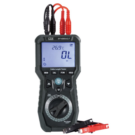 Измеритель длины кабеля CEM DT-6501CLT купить по низкой цене | МАКСПРОФИТ Измеритель длины кабеля CEM DT-6501CLT купить по низкой цене | МАКСПРОФИТ