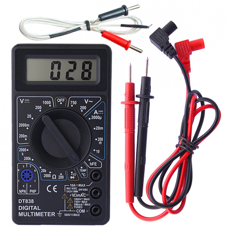 Мультиметр DT-838 купить по низкой цене | МАКСПРОФИТ Мультиметр DT-838 купить по низкой цене | МАКСПРОФИТ
