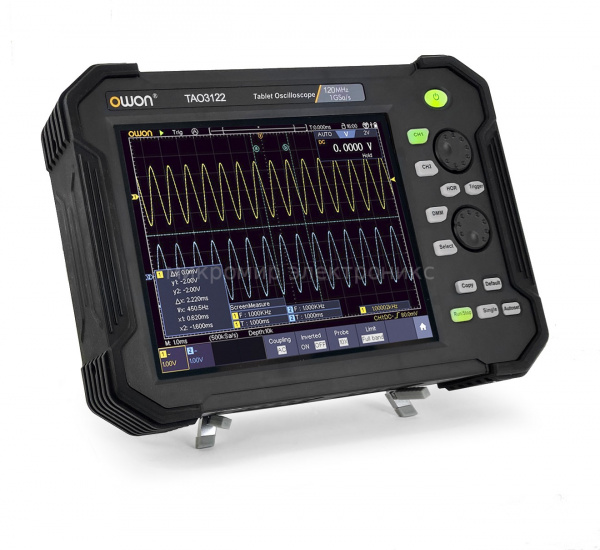Осциллограф цифровой планшетный OWON TAO3122 купить по низкой цене | МАКСПРОФИТ Осциллограф цифровой планшетный OWON TAO3122 купить по низкой цене | МАКСПРОФИТ