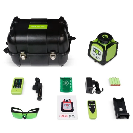 Ротационный нивелир RGK SP-100G купить по низкой цене | МАКСПРОФИТ