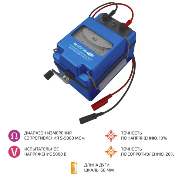 Мегаомметр (измеритель сопротивления изоляции) МЕГЕОН 13140 купить по низкой цене | МАКСПРОФИТ