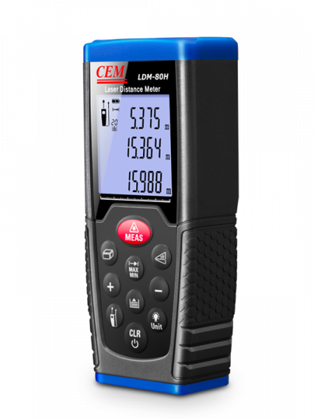 Лазерная рулетка - дальномер CEM LDM-80H купить по низкой цене | МАКСПРОФИТ Лазерная рулетка - дальномер CEM LDM-80H купить по низкой цене | МАКСПРОФИТ