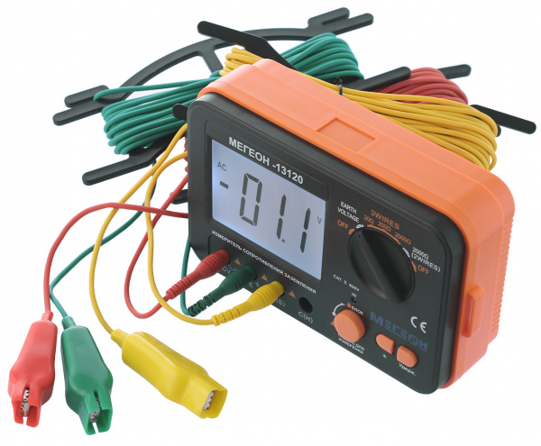 Омметр (измеритель сопротивления заземления)  МЕГЕОН 13120 купить по низкой цене | МАКСПРОФИТ Омметр (измеритель сопротивления заземления)  МЕГЕОН 13120 купить по низкой цене | МАКСПРОФИТ