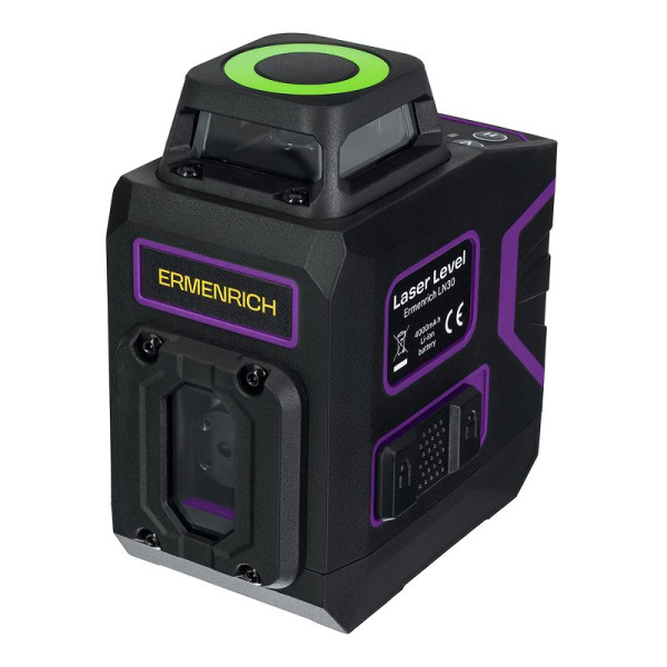 Лазерный уровень Ermenrich PLUS LN30, фиолетовый купить по низкой цене | МАКСПРОФИТ