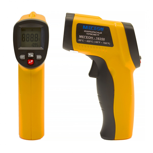 Инфракрасный термометр (пирометр) МЕГЕОН 16350 купить по низкой цене | МАКСПРОФИТ Инфракрасный термометр (пирометр) МЕГЕОН 16350 купить по низкой цене | МАКСПРОФИТ