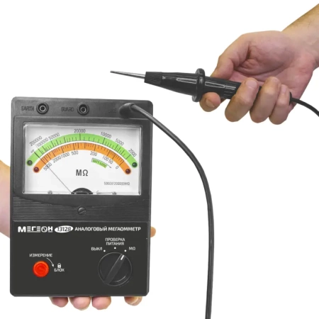 Мегаомметр (измеритель сопротивления изоляции) МЕГЕОН 13128 купить по низкой цене | МАКСПРОФИТ