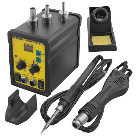 Паяльная станция 2 в 1 МЕГЕОН 00680 купить по низкой цене | МАКСПРОФИТ Паяльная станция 2 в 1 МЕГЕОН 00680 купить по низкой цене | МАКСПРОФИТ