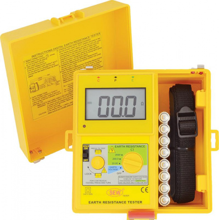 Измеритель сопротивления заземления SEW 1820 ER купить по низкой цене | МАКСПРОФИТ Измеритель сопротивления заземления SEW 1820 ER купить по низкой цене | МАКСПРОФИТ