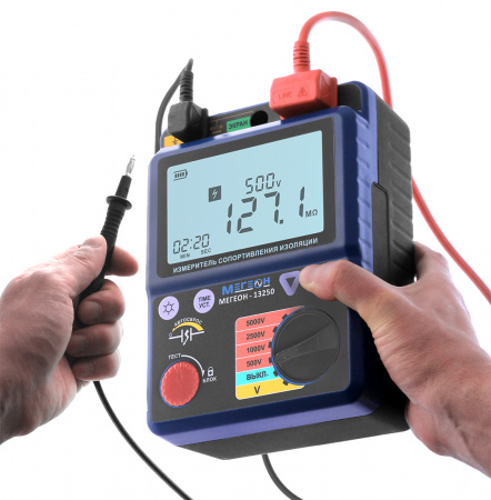 Измеритель сопротивления изоляции (мегаомметр) МЕГЕОН 13250 купить по низкой цене | МАКСПРОФИТ Измеритель сопротивления изоляции (мегаомметр) МЕГЕОН 13250 купить по низкой цене | МАКСПРОФИТ