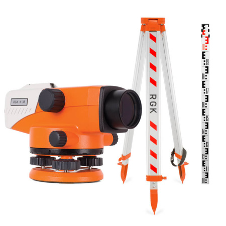 Комплект оптический нивелир RGK N-38 + штатив S6-N + рейка RGK TS-7 купить по низкой цене | МАКСПРОФИТ Комплект оптический нивелир RGK N-38 + штатив S6-N + рейка RGK TS-7 купить по низкой цене | МАКСПРОФИТ