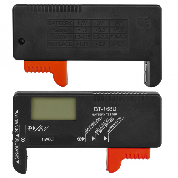 Тестер батареек МЕГЕОН BT-168D купить по низкой цене | МАКСПРОФИТ Тестер батареек МЕГЕОН BT-168D купить по низкой цене | МАКСПРОФИТ